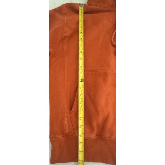 Champion Y2K Reverse Weave Dark Burnt Orange Hoodie Hooded Sweatshirt‎ Small - Picture 4 of 11